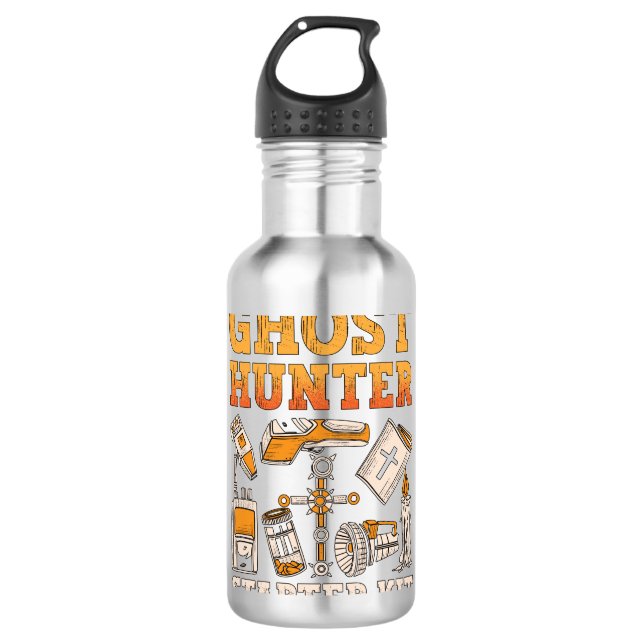 Ghost Hunter Starter Kit Paranormale Geisterjagd Edelstahlflasche (Vorderseite)