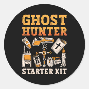 Ghost Hunter Starter Kit Paranormale Geisterjagd Runder Aufkleber