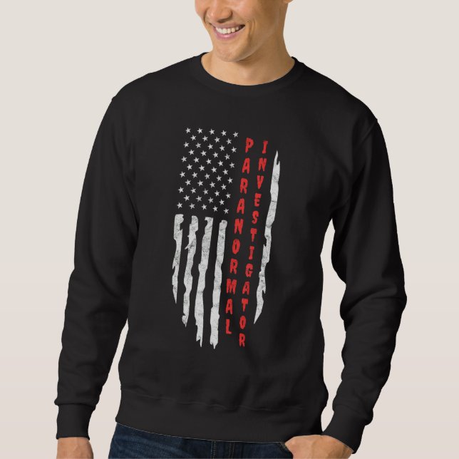 Ghost Hunting Paranormal Investigator Sweatshirt (Vorderseite)
