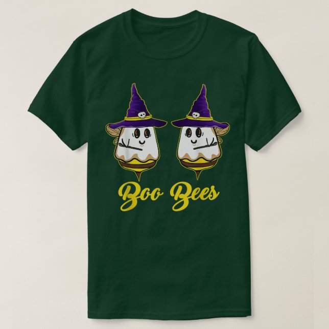 Ghost I Liebe Ihre Boo-Bienen Hexenhut Funny Hallo T-Shirt (Design vorne)