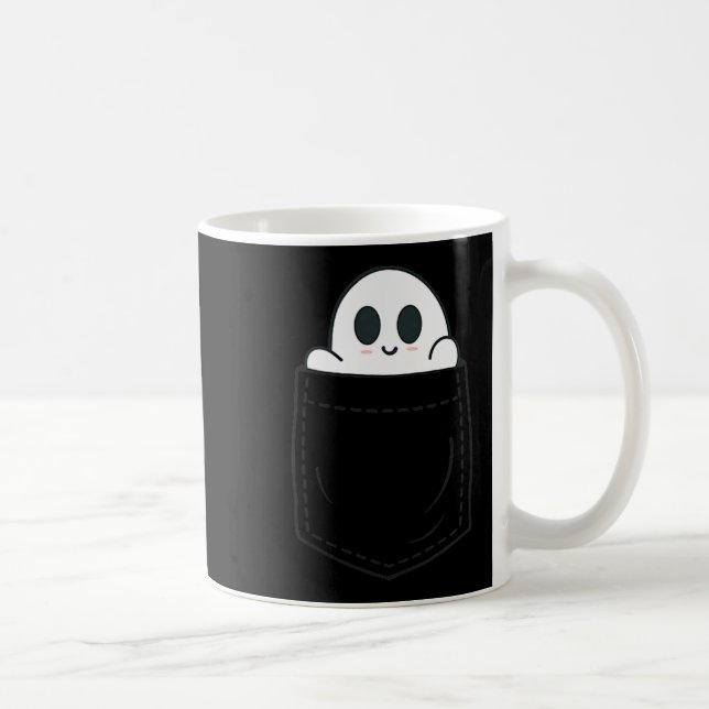 Ghost In Cket Halloween  Kaffeetasse (Rechts)