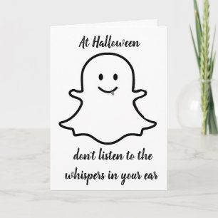 **GHOST IN HALLOWEEN FLIEGEN** KARTE