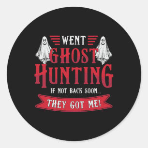 Ghost Jagd Paranormal Beruflich Ghost H Runder Aufkleber