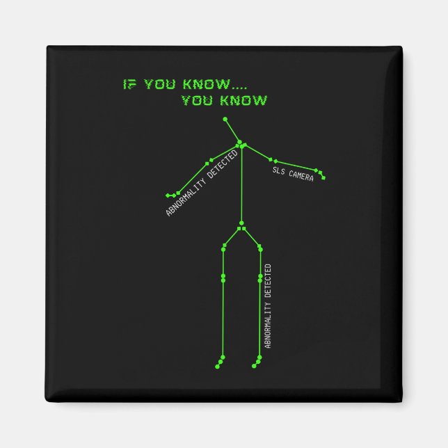 Ghost Junting Sls Camera Stick Man Novelty Spooky Magnet (Vorne)