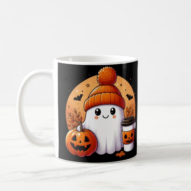 Ghost-Kaffee-Tasse mit Ghost Kaffeetasse (Links)