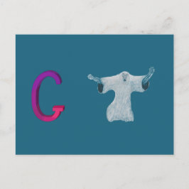 Ghost-Karte Postkarte