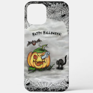 Ghost , Katze , Bat and Pumpkin , Glückliches Hall Case-Mate iPhone Hülle