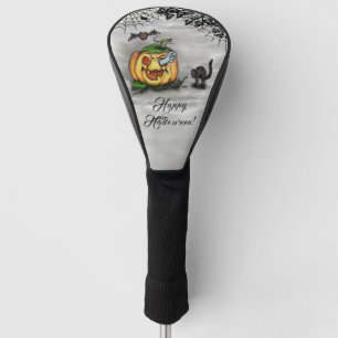 Ghost , Katze , Bat and Pumpkin , Glückliches Hall Golf Headcover