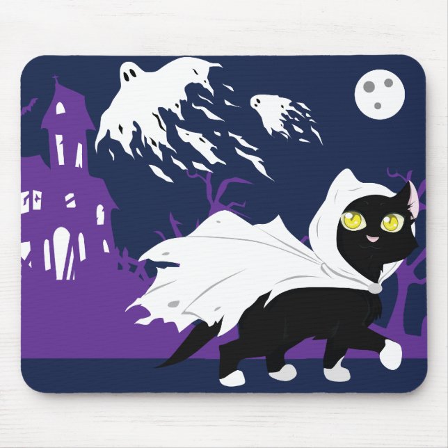 Ghost Kitty Mousepad (Vorne)