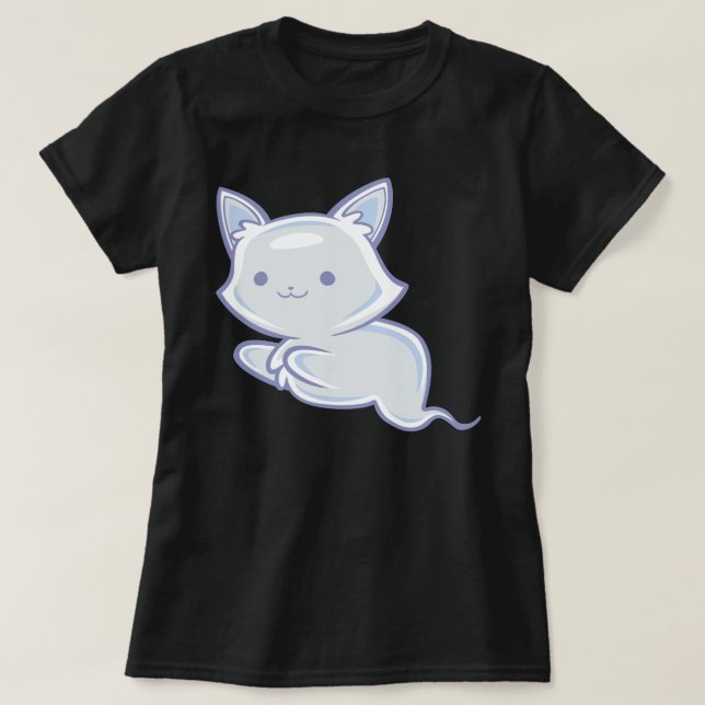 Ghost Kitty T - Shirt (Design vorne)
