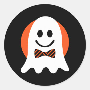 Ghost Kostüm Halloween Gesicht Männer Frauen Erwac Runder Aufkleber