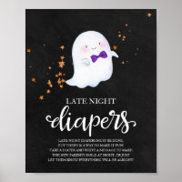 Ghost Late Night Diapers Baby Showspielzeichen