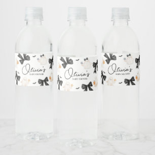 Ghost Little Boo Halloween Babydusche Wasserflaschenetikett