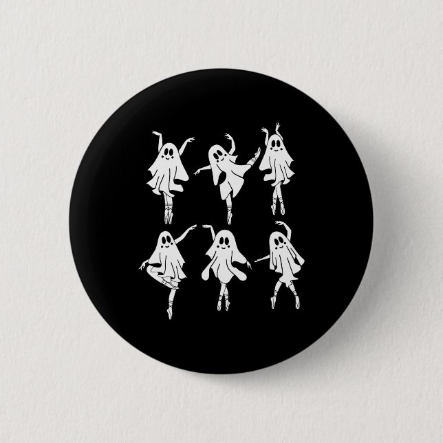 Ghost Llerinas Llet Dance Button (Vorderseite)