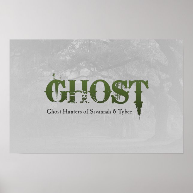 GHOST-Logo Poster (Vorne)