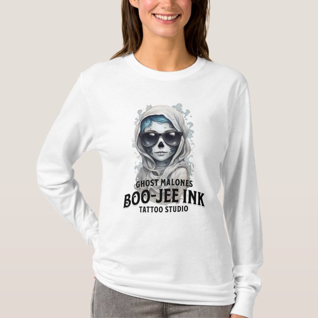 Ghost Malone Boo-jee Ink Tattoo studio T-Shirt (Vorderseite)