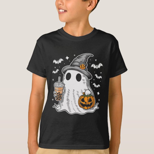 Ghost Milktea Ghost Drinking Bubble Tee (Vorderseite)