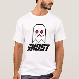 Ghost – Minimalistisches, unheimliches T-Shirt-Des T-Shirt