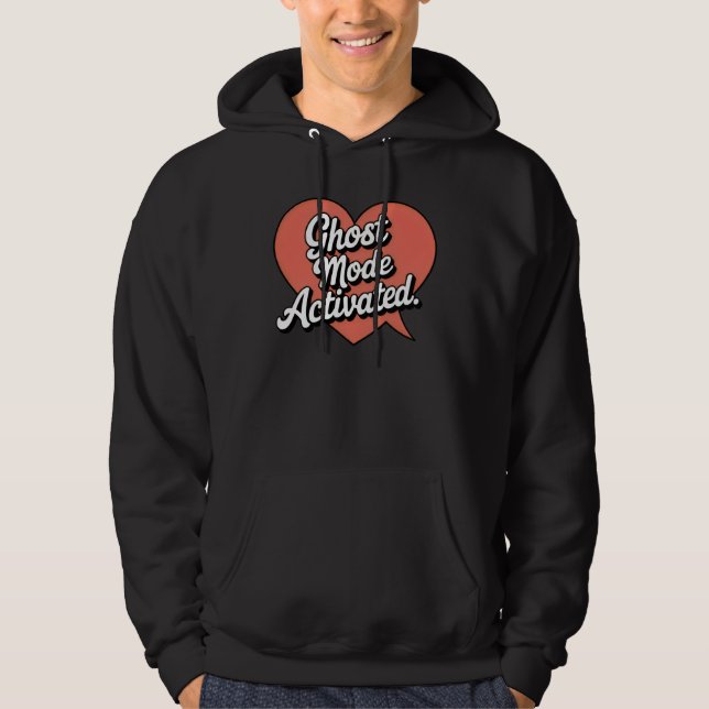 Ghost Mode Activated | Emotional Boundaries Hoodie (Vorderseite)