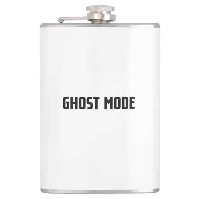 Ghost Mode: Silence is Power Flachmann (Vorderseite)