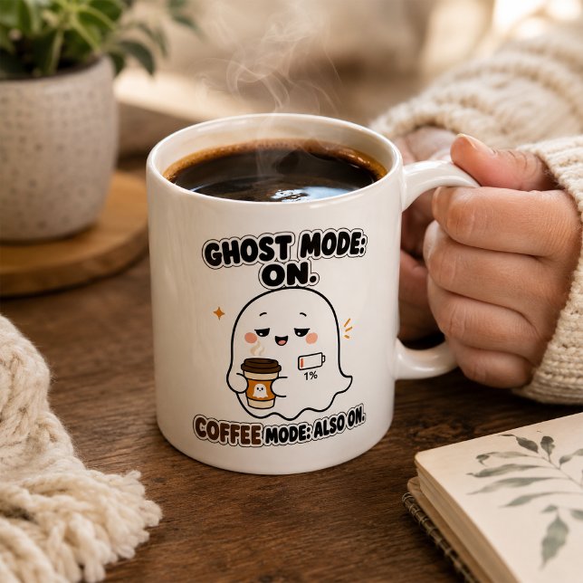 Ghost-Modus aktiviert, Kaffee-Modus auch aktiviert Kaffeetasse (Von Creator hochgeladen)