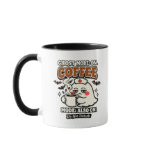 Ghost-Modus an, Kaffee-Modus auch an Halloween-Kra