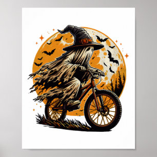 Ghost Mountain Biking Halloween Grusel-Kostümfahrt Poster