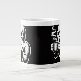 Ghost Mug Art Design – Spooky Cute Halloween Jumbo-Tasse