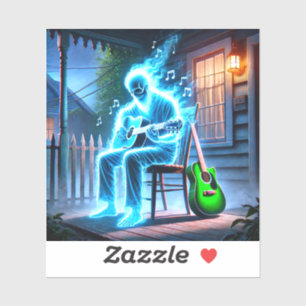 Ghost Musician Aufkleber