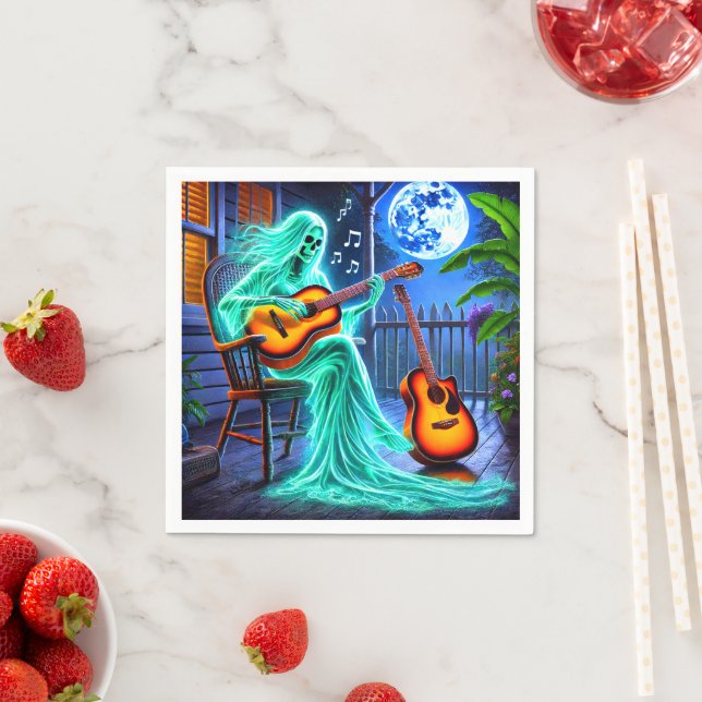 Ghost Musician Serviette (Beispiel)