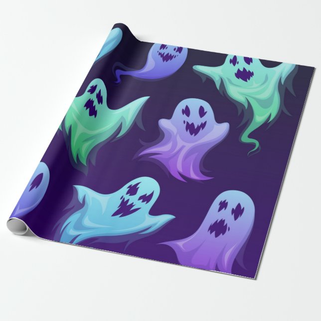 Ghost-Muster Geschenkpapier (Ungerollt)