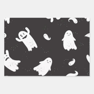Ghost-Muster Geschenkpapier Set