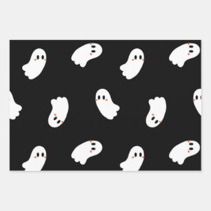 Ghost-Muster Geschenkpapier Set