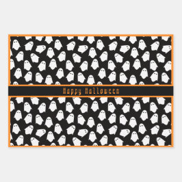 Ghost-Muster glückliche Halloween-benutzerdefinier Geschenkpapier Set