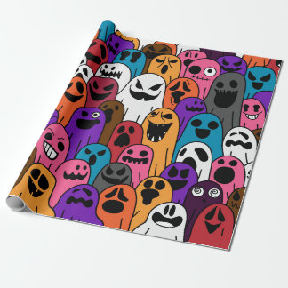 Ghost-Muster Halloween spooky Schal abgeschiedene Geschenkpapier