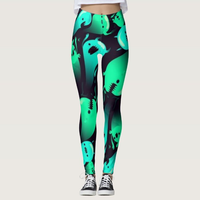 Ghost-Muster Leggings (Vorderseite)