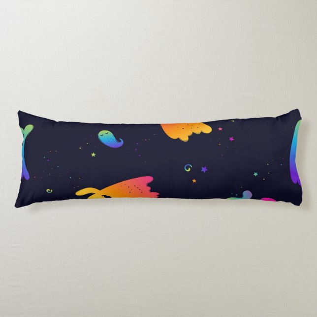 Ghost-Muster Seitenschläferkissen (Vorderseite)