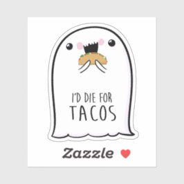 Ghost Niedlich Halloween Art Herbstsaison Aufkleber