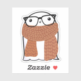 Ghost Niedlich Halloween Art Herbstsaison Aufkleber