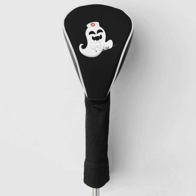 Ghost Nurse Halloween Golf Headcover (Vorderseite)