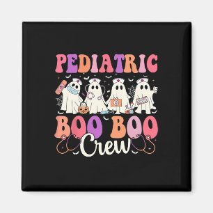 Ghost Nurse Halloween Pädiatrische Krankenschweste Magnet