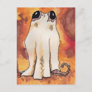 Ghost Octopus Postkarte