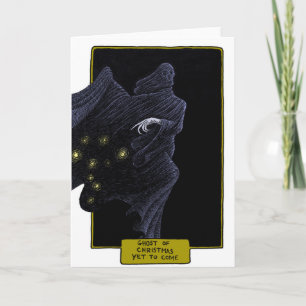 ghost of christmas yet to come feiertagskarte