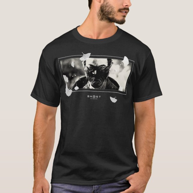 Ghost of Tsushima White Falling Leaves  T-Shirt (Vorderseite)