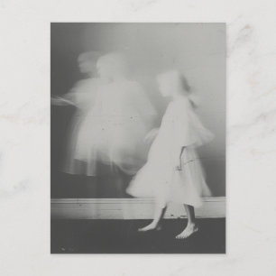 Ghost on Film Vintag Fotografie Postkarte