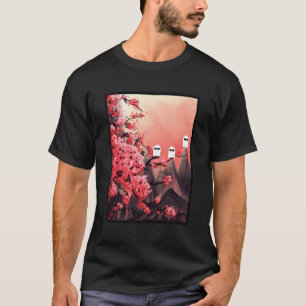 Ghost Painting Cherry Blossom Ghosts Sung T-Shirt
