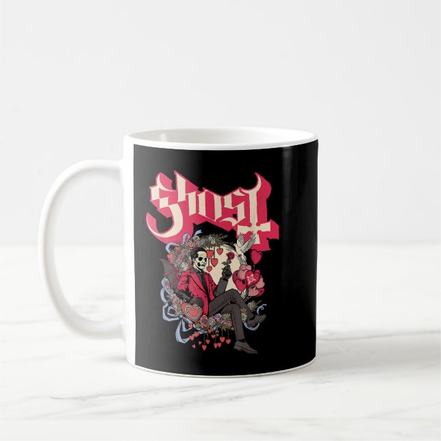 Ghost - Papa Cupid Valentinstag Kaffeetasse (Links)