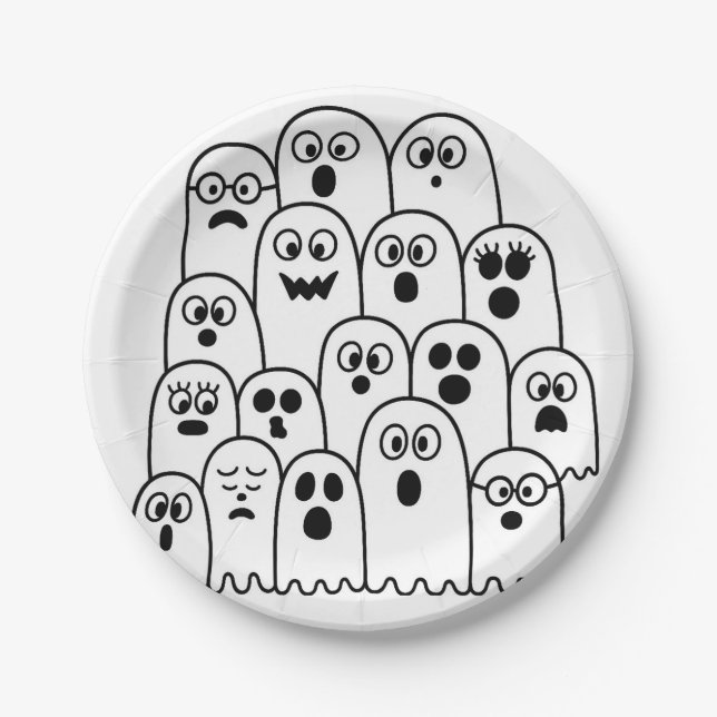 Ghost Pappteller (Vorderseite)