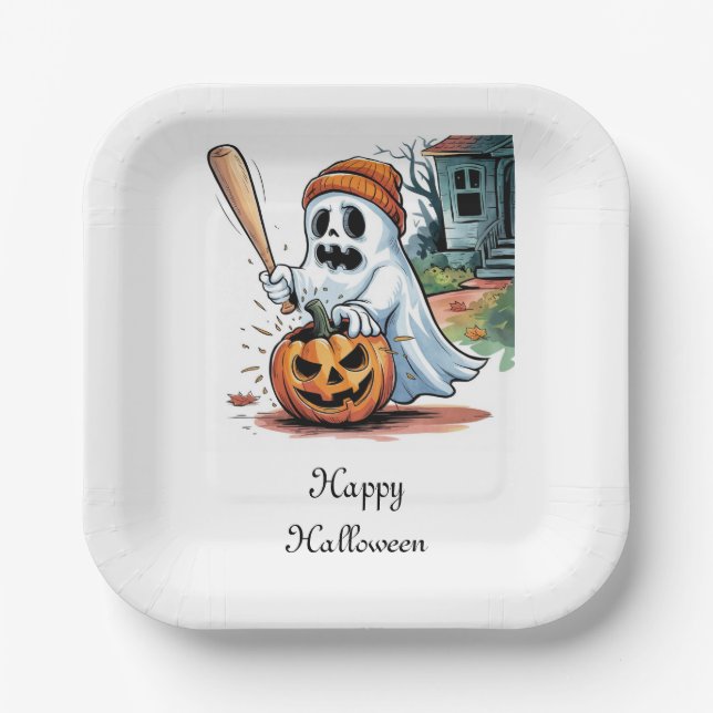 Ghost Pappteller (Vorderseite)