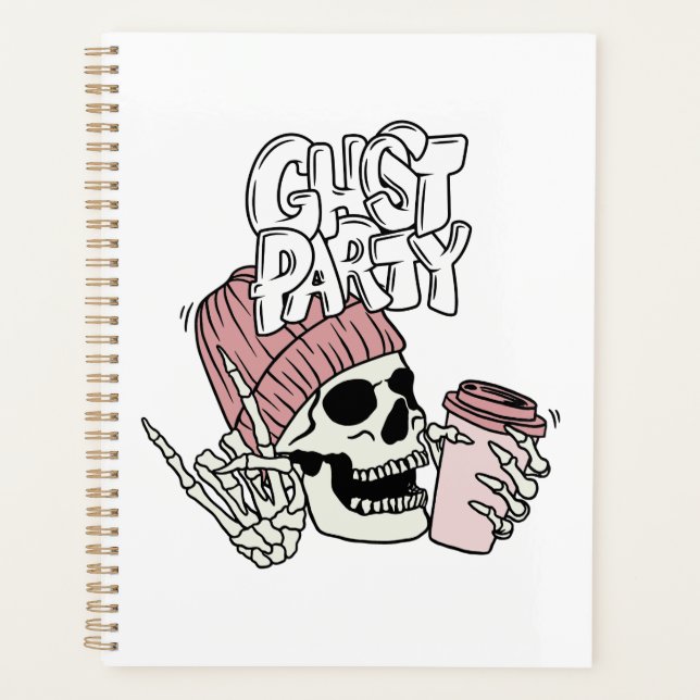 Ghost-Party-Notebook Planer (Vorderseite)